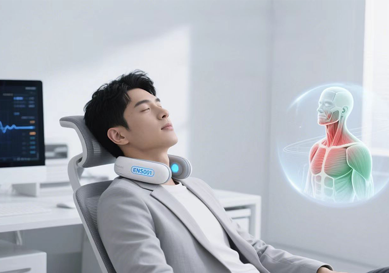 静电流中的治愈密钥：ENS001 芯片如何为僵硬颈椎注入「生命活力」